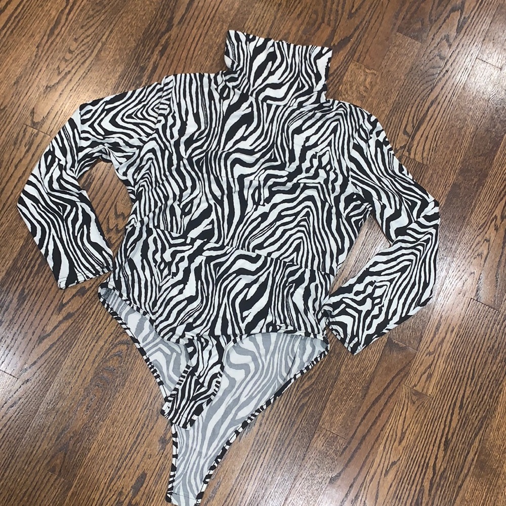 Zebra Print Body Suit